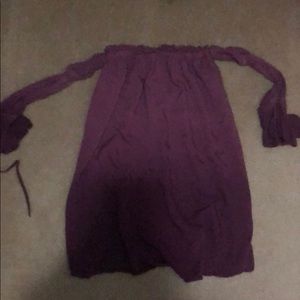 Off the shoulder dress